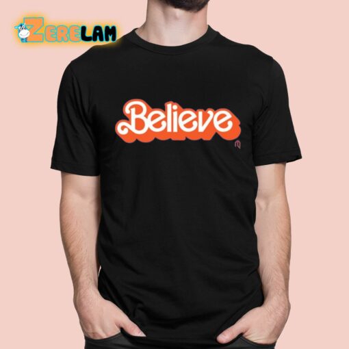 Athlete Logos Believe Funny Shirt