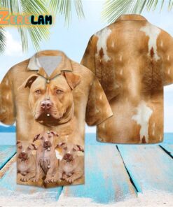 Awesome American Pit Bull Terrier Hawaiian Shirt