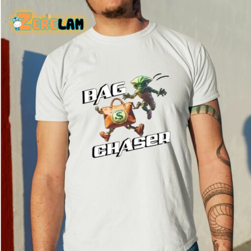 Bag Chaser Alien Chasing Money Bag Shirt