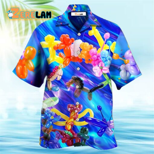 Balloon Modelling Amazing Colorful Hawaiian Shirt