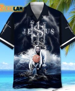 Basketball Jesus Hawaiian Shirt