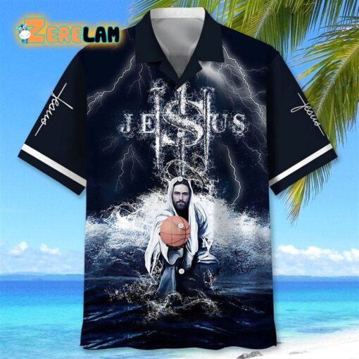 Basketball Jesus Hawaiian Shirt