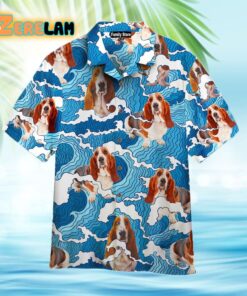 Basset Hound Dog Hawaiian Shirt