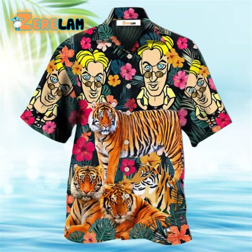 Be A Jungle Tiger and Comics-Figure Hawaiian Shirt