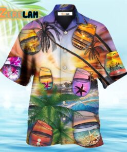 Beach Cocktail Style Hawaiian Shirt