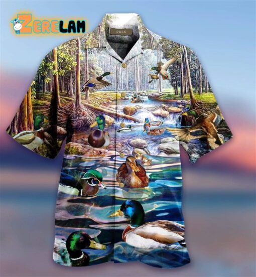 Beautiful Mallard Hawaiian Shirt