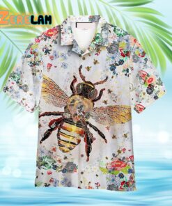 Bee Colorful Tropical Hawaiian Shirt