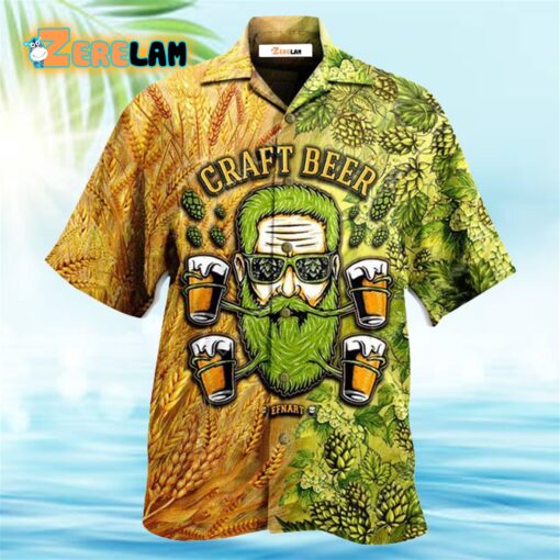 Beer Drink First Think Later Hawaiian Shirt