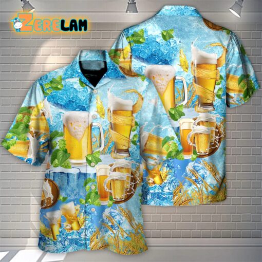 Beer Make Me Happy Hawaiian Shirt