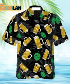 Hop And Beer Mugs Hawaiian Shirt