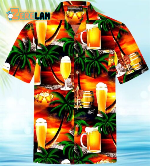 Beer in Paradise Hawaiian Shirt
