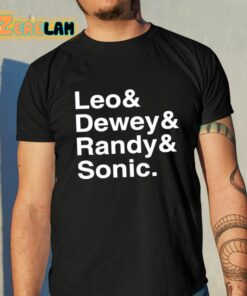 Ben Schwartz Leo And Dewey And Randy And Sonic Shirt