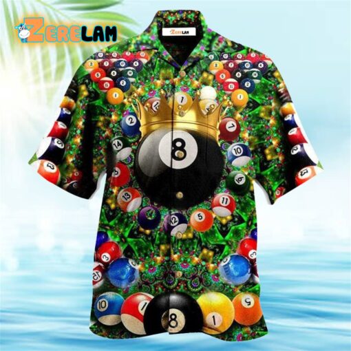 Billiard Warning Pool On Duty Hawaiian Shirt