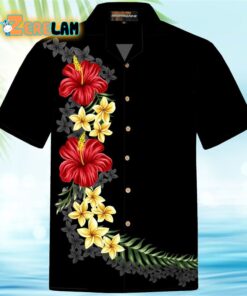 Black Elegance Hawaiian Shirt