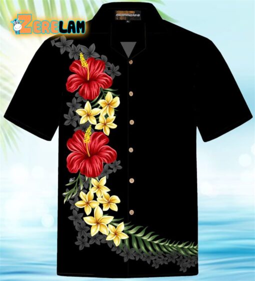 Black Elegance Hawaiian Shirt