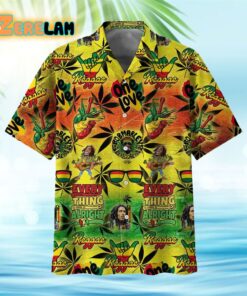 Bob Marley The King Of Reggae Hawaiian Shirt