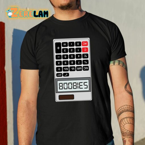 Boobies Calculator Icon Shirt