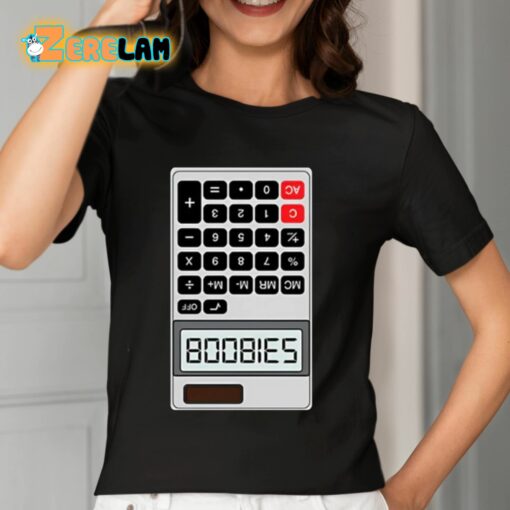 Boobies Calculator Icon Shirt