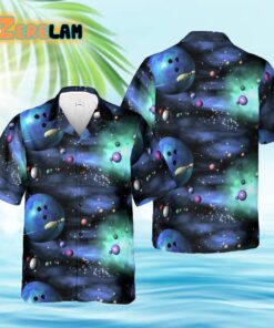 Bowling Galaxy The Universe Hawaiian Shirt
