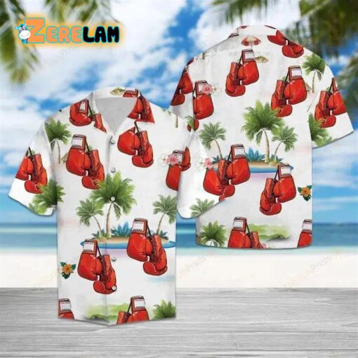 Boxing Lover Red Hawaiian Shirt