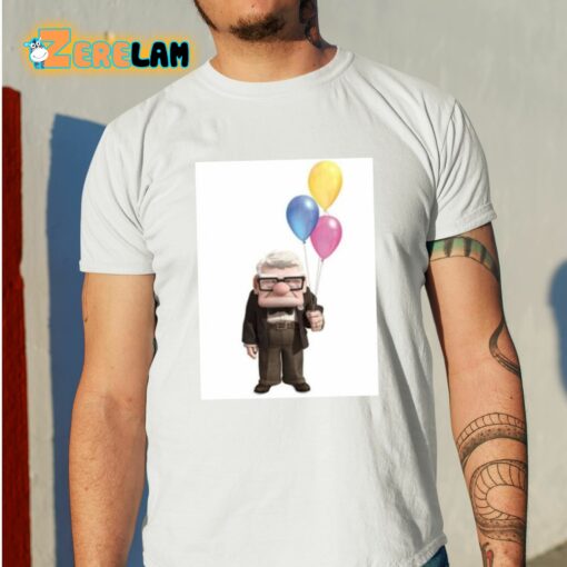Bri Lewerke Carl Fredricksen Holding Balloons Shirt