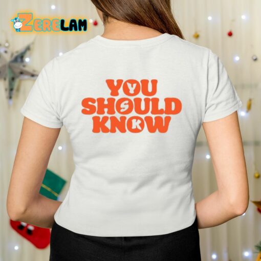 Bubble Ysk You Should Know Shirt