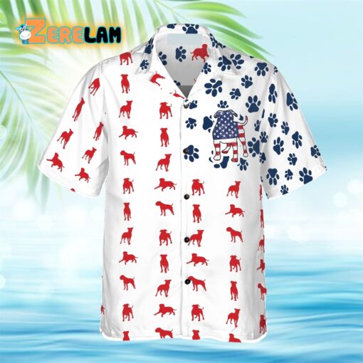 Bulldogs American Flag Hawaiian Shirt