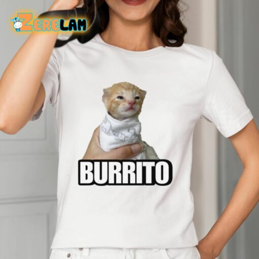 Burrito Cat Cringey Shirt