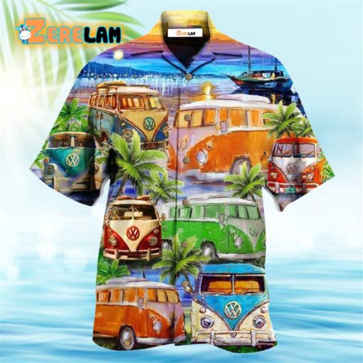 Bus Good Times And Tan Lines On The Beach Hawaiian Shirt