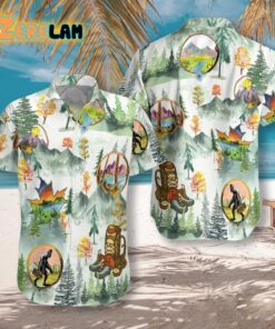 Camping And Hiking Trekking Hawaiian Shirt