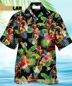Captain Morgan Rum Pineapple Hawaiian Shirt