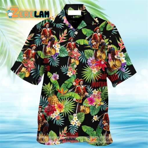 Captain Morgan Rum Pineapple Hawaiian Shirt