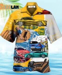 Car Auto Detailing Automobile Center Hawaiian Shirt