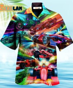 Car Racing Warning Auto Racing Fast Hawaiian Shirt