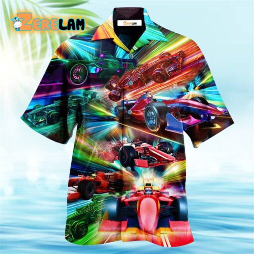 Car Racing Warning Auto Racing Fast Hawaiian Shirt