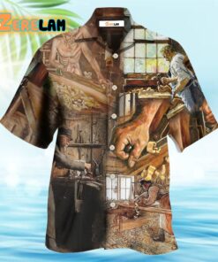 Carpenter Busy Work Hawaiian Shirt