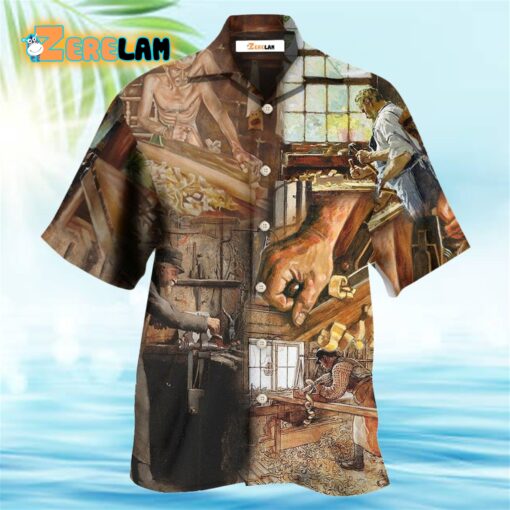 Carpenter Busy Work Hawaiian Shirt