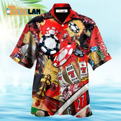 Casino Gambling Style Hawaiian Shirt