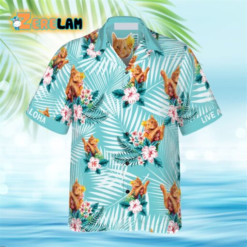 Cat Aloha Hawaiian Shirt