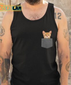 Cat In Pocket Shirt 6 1