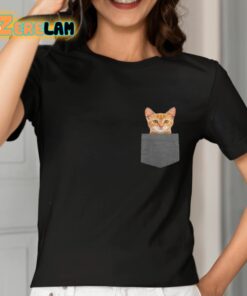 Cat In Pocket Shirt 7 1