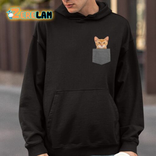 Cat In Pocket Shirt