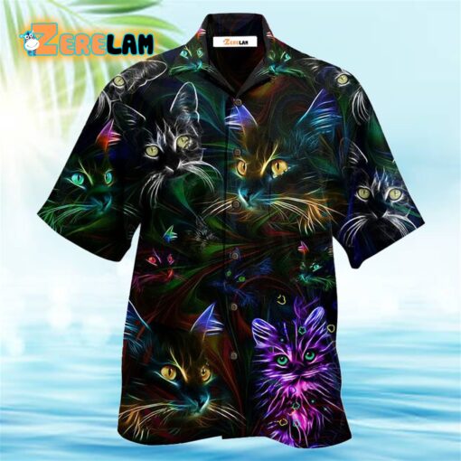 Cat Lovely Don’t Care Hawaiian Shirt