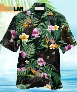 Cat Powered By Cat Hawaii Shirt