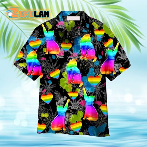 Cat Pride Month Hawaiian Shirt