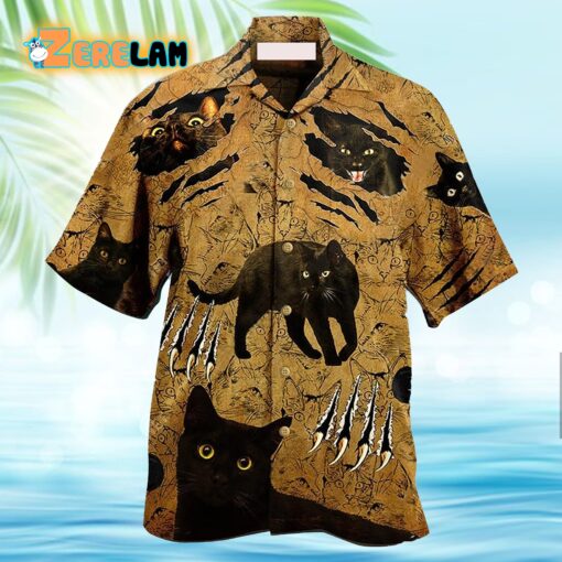 Put Your Paws Up Cat Hawaiian Shirt