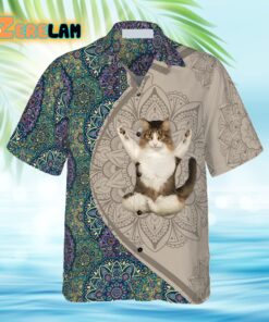 Cat Yoga Hawaiian Shirt