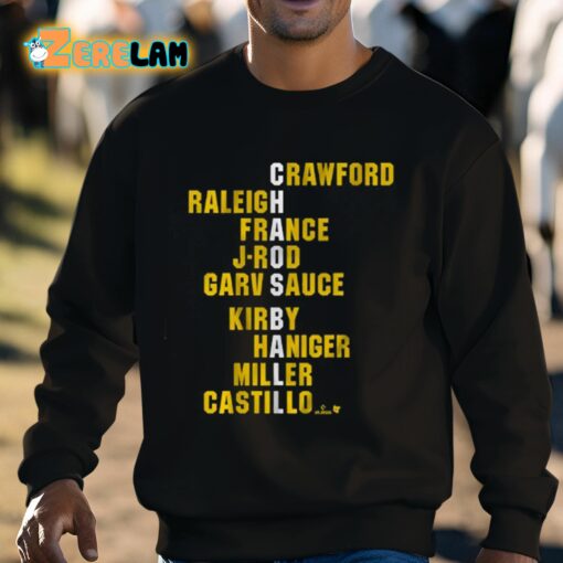 Chaos Ball Crawford Raleigh France J-rod Garv Sauce Kirby Haniger Miller Castillo Shirt