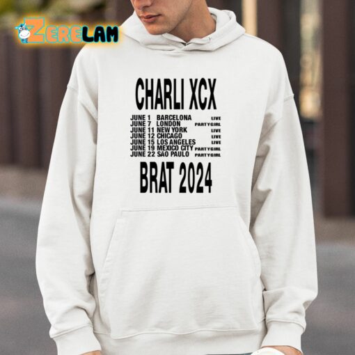 Charli Xcx Brat 2024 Shirt