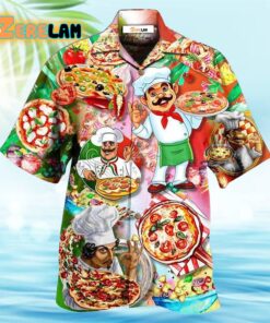 Chef Pizza A Slice A Day Keeps The Sad Away Hawaiian Shirt